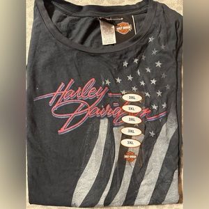 New with tags woman’s muscle/ tank top Harley Davidson 3XL size